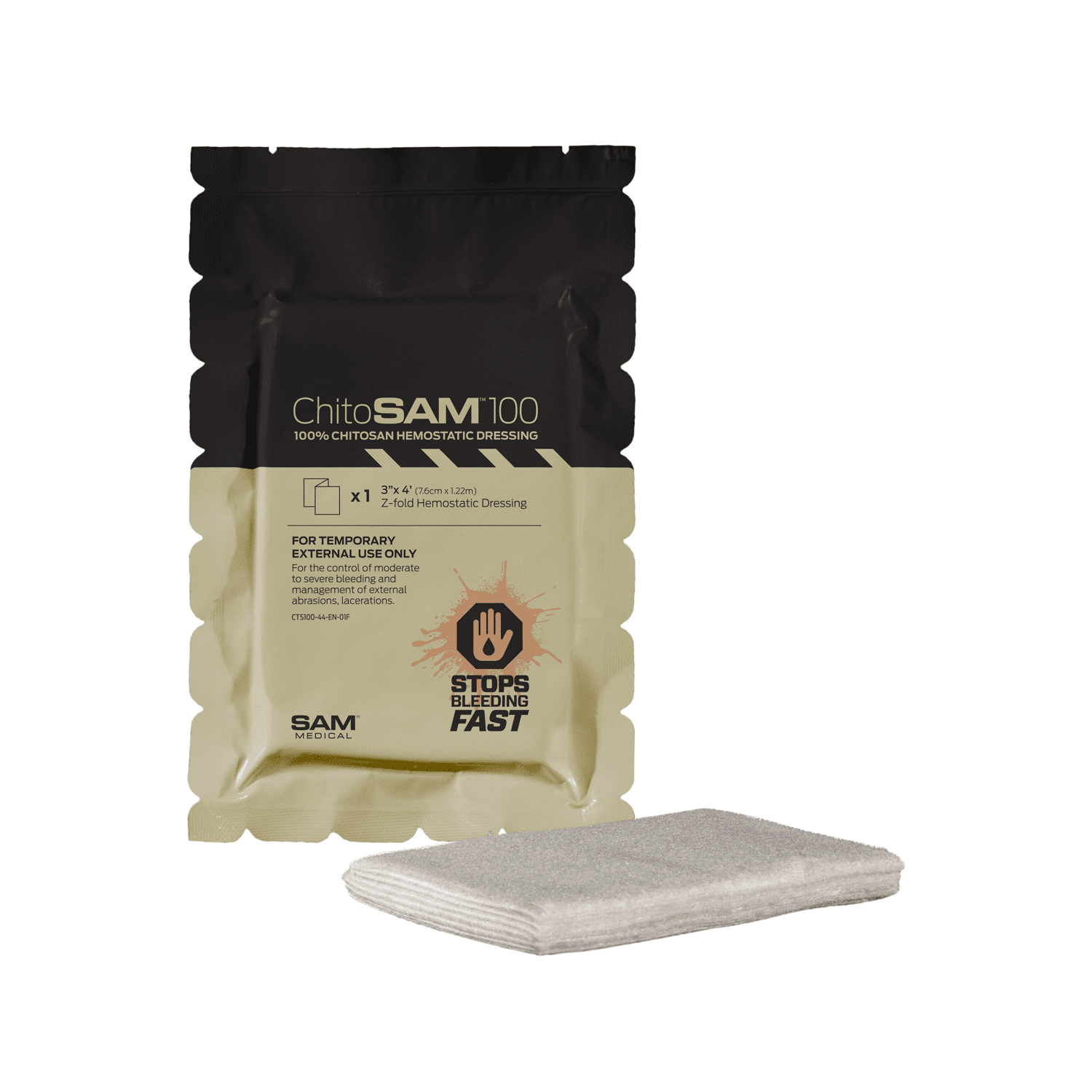 ChitoSAM 100 3" x 4´ Z fold - Image 2