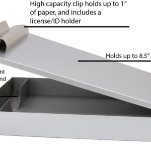 Alternative view of Redi-Rite A4 skýrslubox með klemmuspjaldi - endurunnið ál