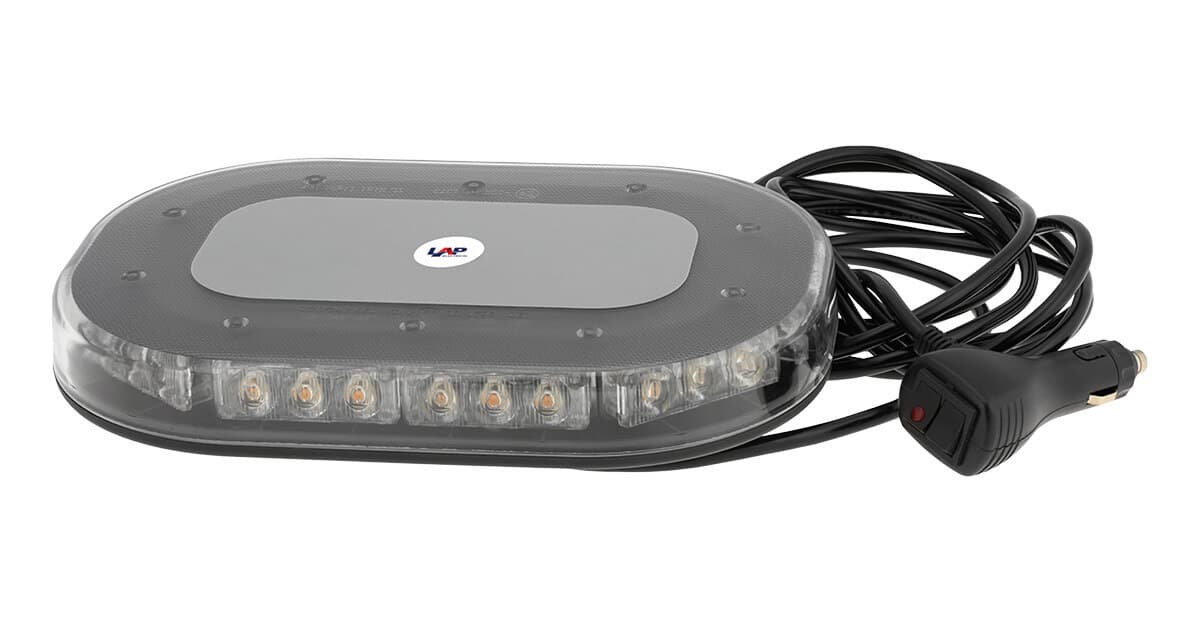 Ljósabogi Clear lens gulur Single point