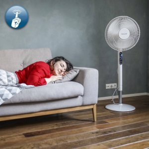 Alternative view of Honeywell gólfvifta Quietset hvít