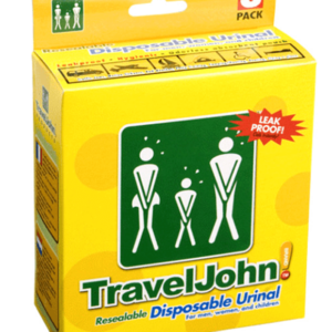 TravelJohn - einnota þvagpokar fyrir bæði kyn