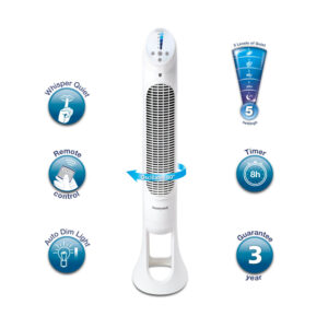 Alternative view of Turnvifta Quietset Honeywell hvít