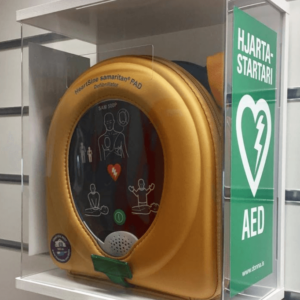 AED Plexi skápur fyrir hjartastuðtæki