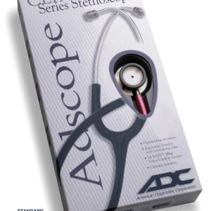 Alternative view of Adscope Clinician Stethoscope 603 Rose Gold/White