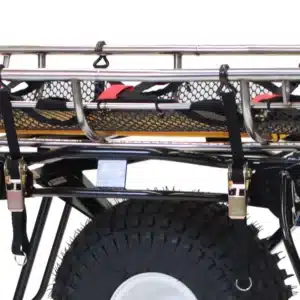 Strong, durable straps capable of securing any type of litter.