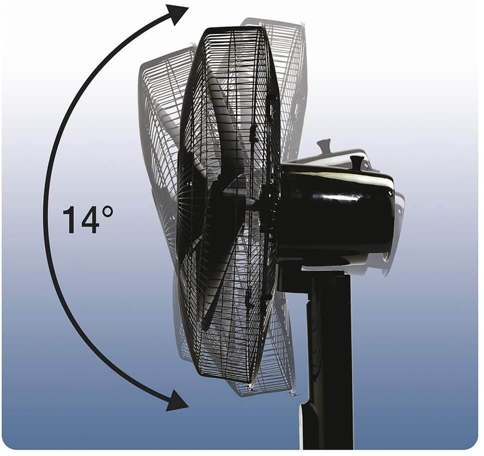 Honeywell QuietSet gólfvifta - svört - Image 6