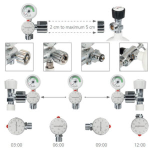 Alternative view of Þrýstiminnkari 0-15 ltr. - Oxyway Fast - Weinmann
