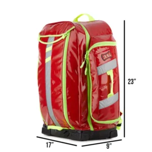 Alternative view of G3 Breather + bakpoki rauður