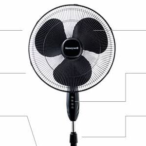 Alternative view of Honeywell gólfvifta Comfort - svört