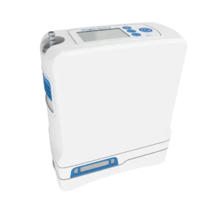 Angled view of the Inogen Rove 4 ferðasúrefnissíu with control butt Front view of the Inogen Rove 4 with connection for nasal prong and di Carrying case for safe and convenient transport of the Inogen Rove 4 Large 8-cell battery for maximum runtime with the Inogen Rove 4 12V cable for vehicle power supply for the Inogen Rove 4 Inogen Rove 4 device with removable battery – overview of device and b Back of the Inogen Rove 4 with technical details and serial number Inogen Rove 4 – Portable Oxygen Concentrator with 4 Flow Settings Fle Inogen Rove 4 – Portable Oxygen Concentrator with 4 Flow Settings Fle