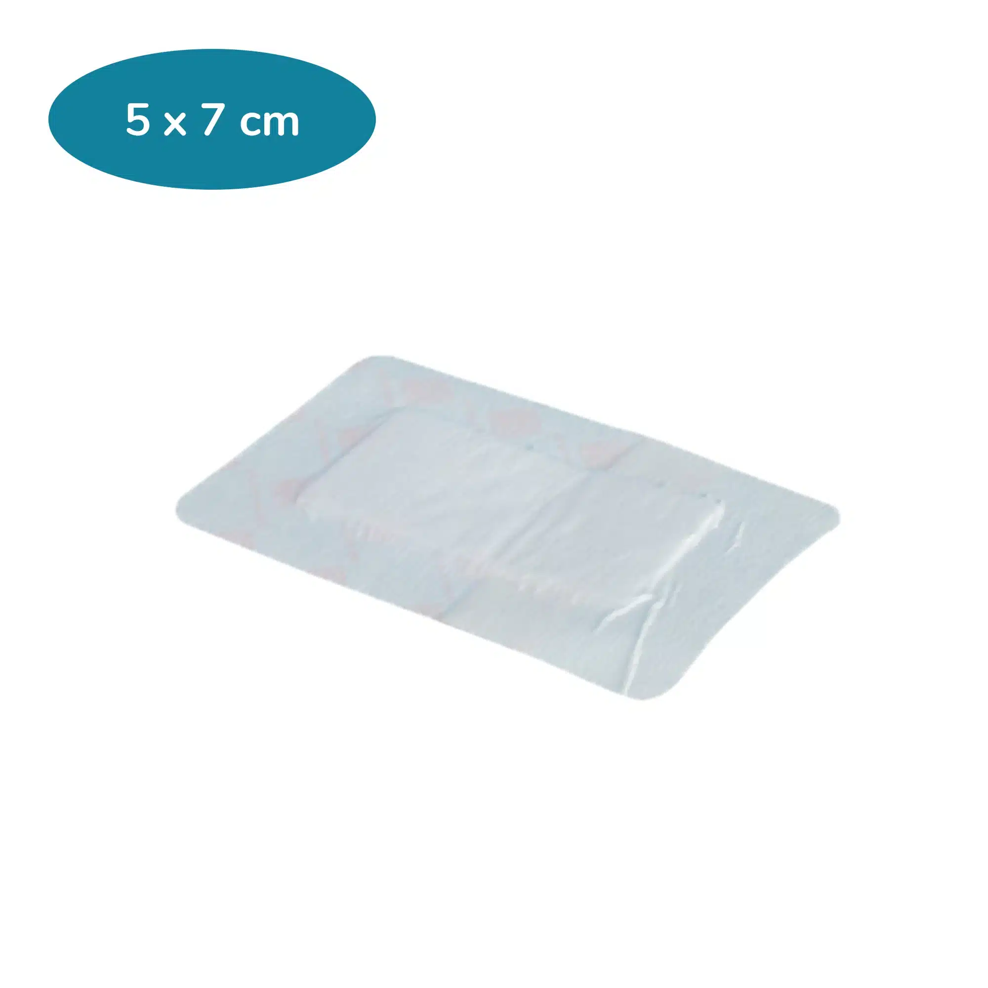 Sturtuþolinn grisjuplástur 5 x 7 cm