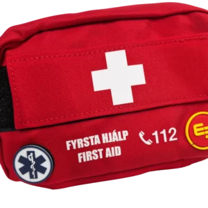 ERAIDE´S,First aid kit - merkt Fyrsta hjálp og 112