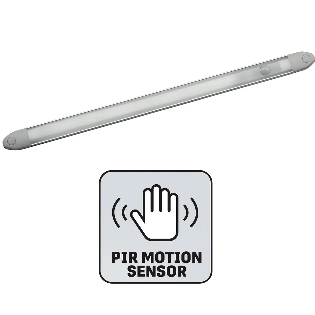 Lap interior light with PIR motion
