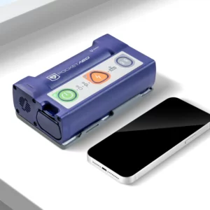 P3 Pocket AED frá Vivest Borið saman við GSM síma