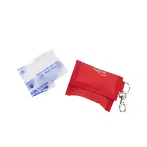 Mini CPR í nylon lyklakippubuddu