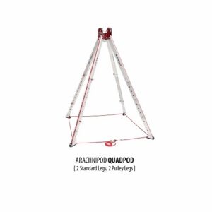 Arachnipod Quadpod björgunarþríhyrningur með fjórum fótum