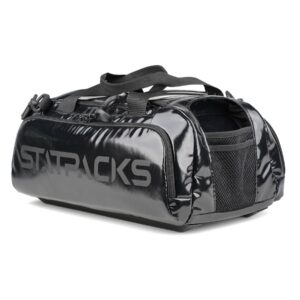 Svört Statpacks íþróttataska með glansandi yfirborði